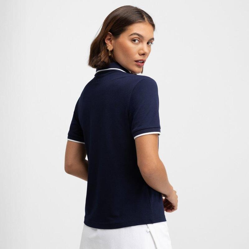 Dámská ová piké polokošile Valderrama Navy