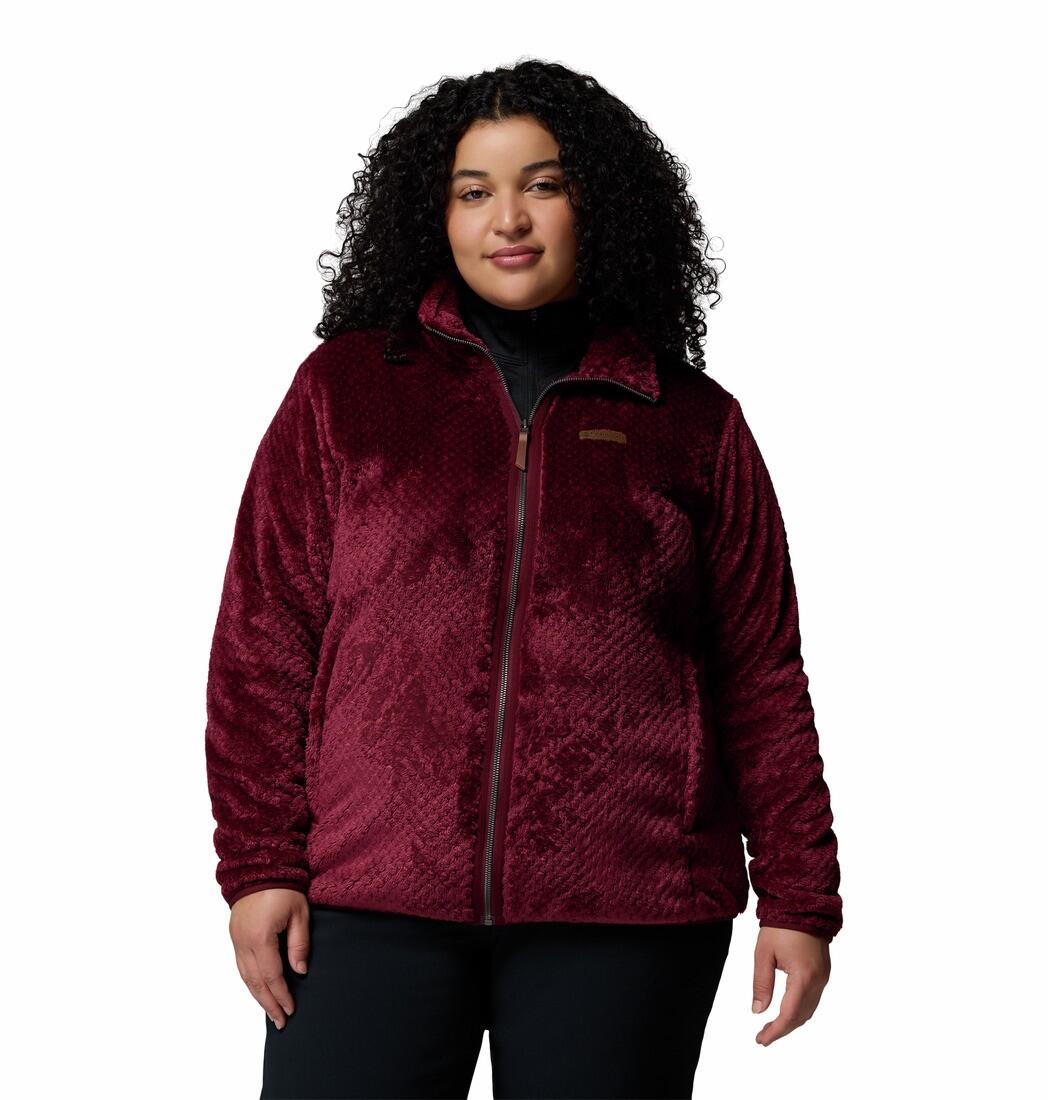 Veste Polaire Columbia "Fire Side II Sherpa Full Zip" XS Bordeaux 4/7