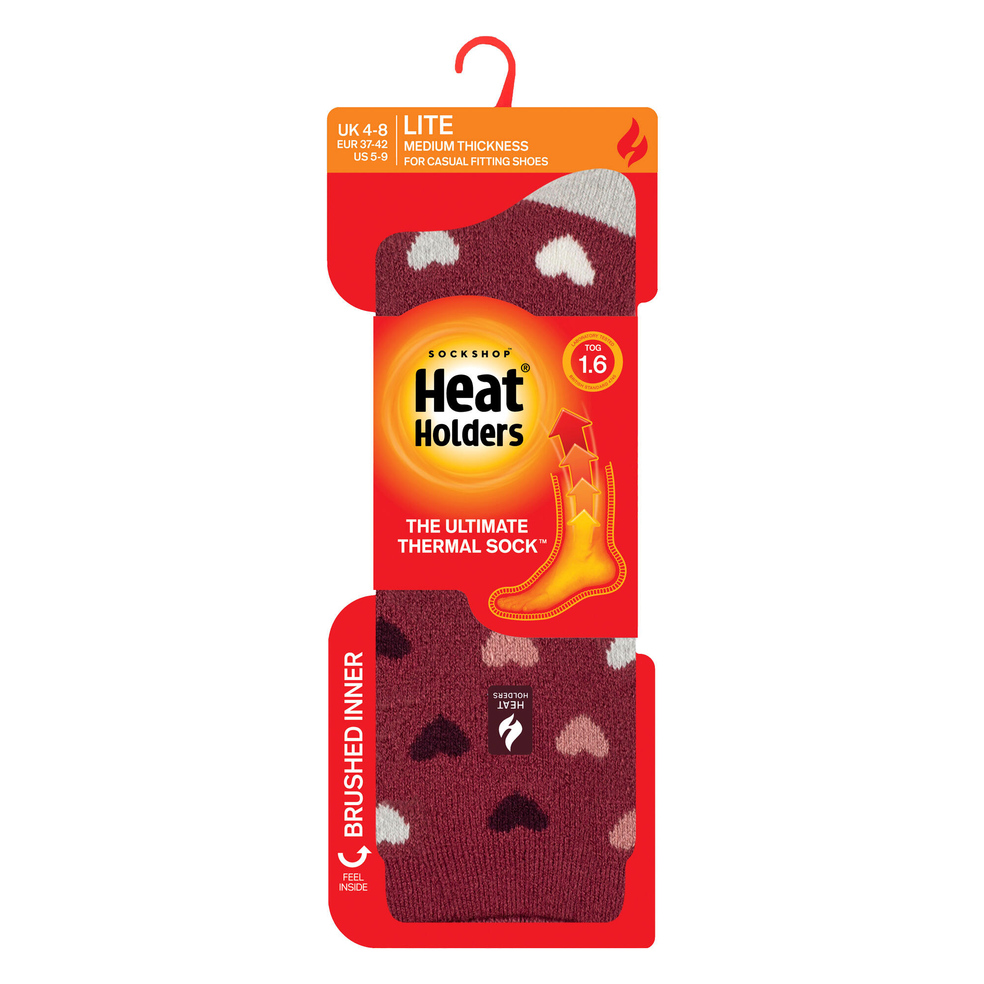 Gemusterte Thermal Lite-Socken für Damen 2/6
