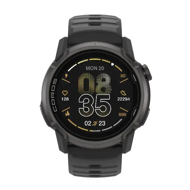 Coros Apex 4 42 mm GPS Watch with Black Silicone Bracelet