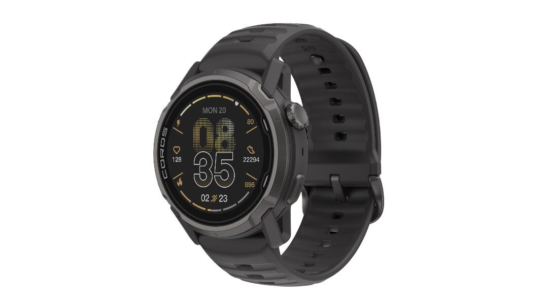 Orologio GPS Coros Apex 4 42 mm con cinturino in silicone nero 2/6