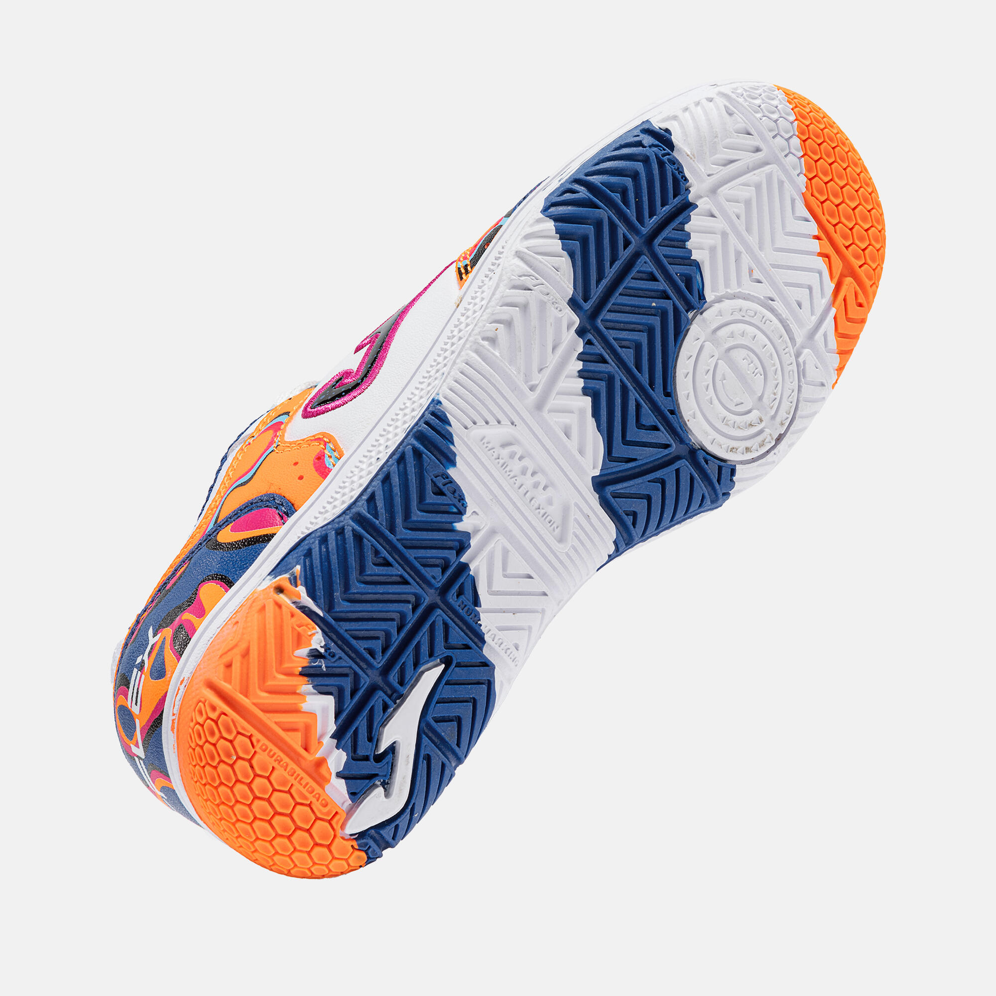 Sapatilhas Futsal Criança Joma Top Flex Jr 26 IN Branco 5/6