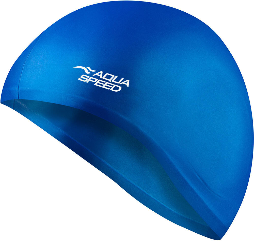 Aqua Speed - Zwemcap unisex volwassenen volledige oorbedekking zacht silicone 2/4