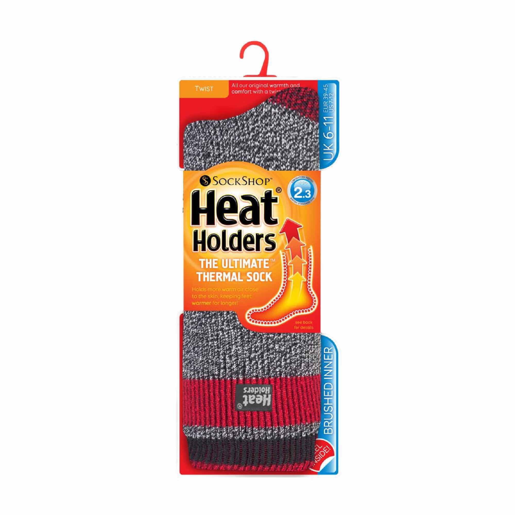 Heat Holders - 1 Paire Chaussettes Thermiques Hommes 2/6