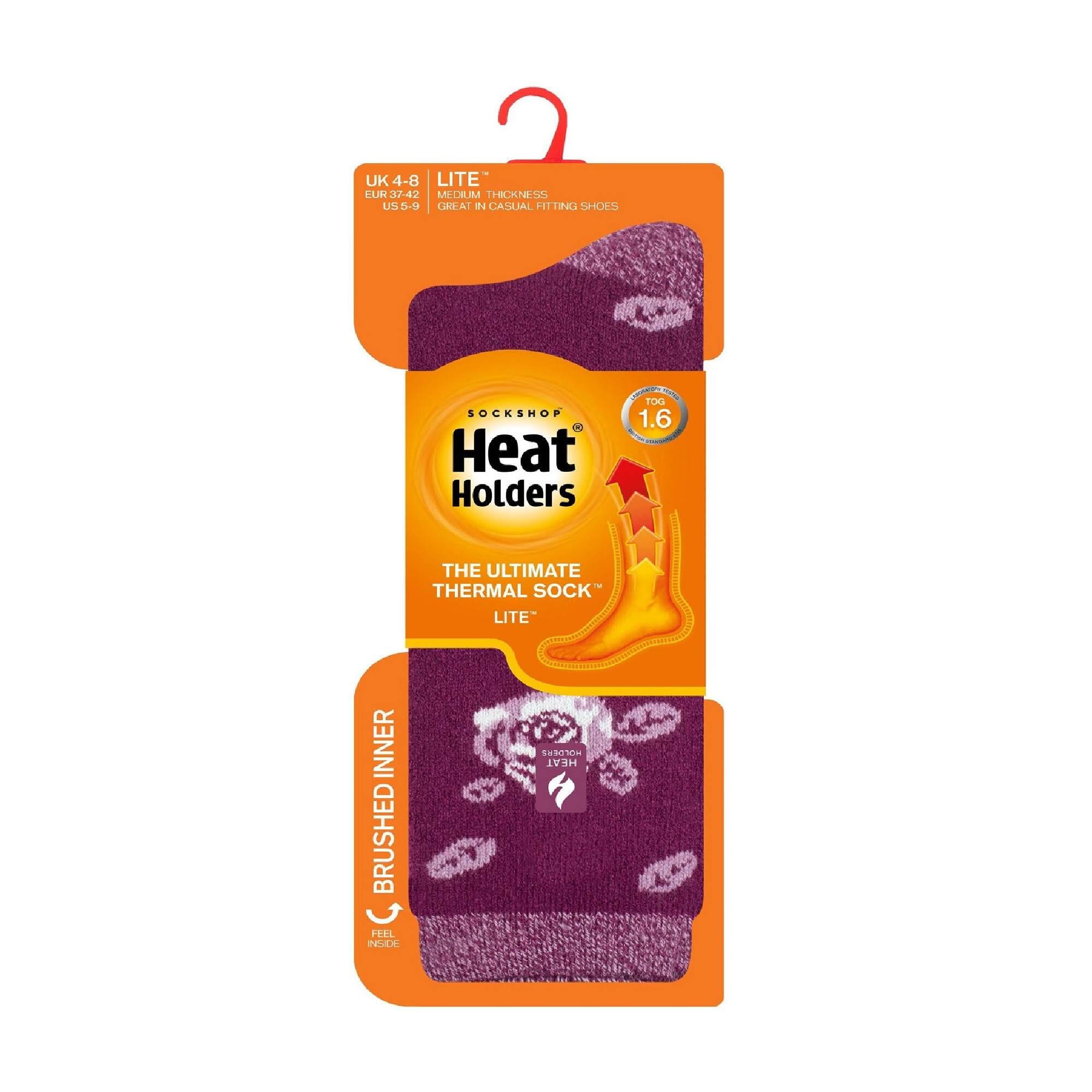Heat Holders Lite - Damen Winter Dünn Bunt Muster Thermosocken für Geschenk 2/6