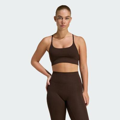 Reggiseno adidas All Me Light Support Rib Long Line Bra