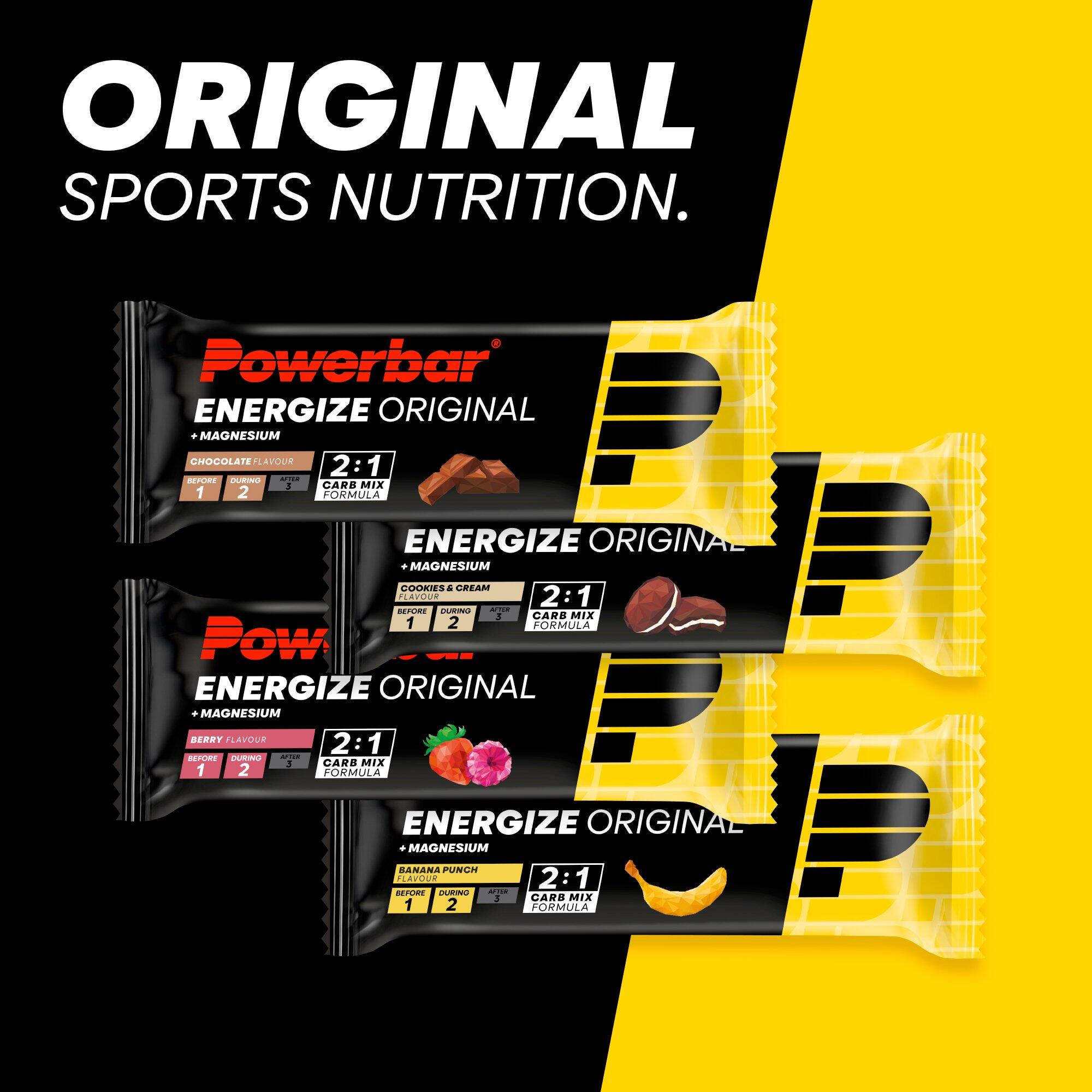 Barritas nutricionales PowerBar Energize Original 3/5