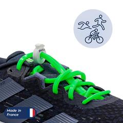 Lacet Triathlon Lacets Élastiques Gorilla Triathlon - 123cm Autobloquants - Made In France - Silicone Haute Résistance Lacets Gorilla Made France