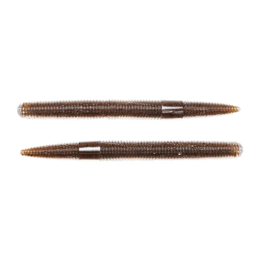 Live Target stick worm 7.6 cm, 7.6 g, brown black, 10 buc / plic