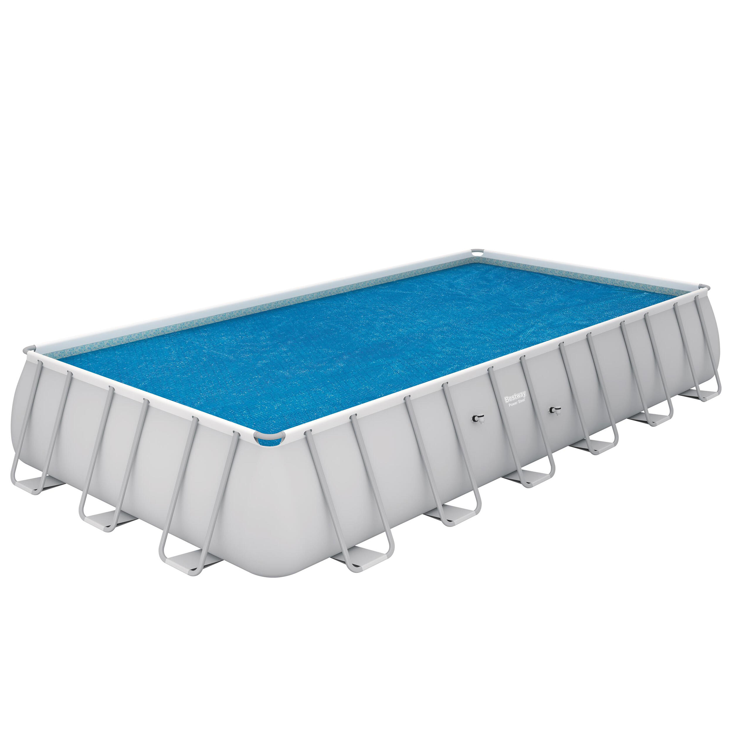 Cobertura piscina solar retangular Flowclear 703x336 cm azul 3/7