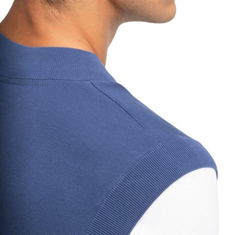 Vestă din tricot cu guler în V pentru bărbați Serve Blue Albastru