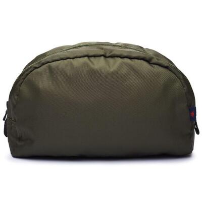 Beauty case da uomo donna in poliestere verde da lifestyle