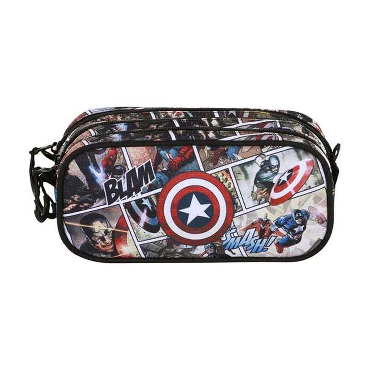 Dreifaches Mehrzweck-Etui MARVEL Bunt 4/5