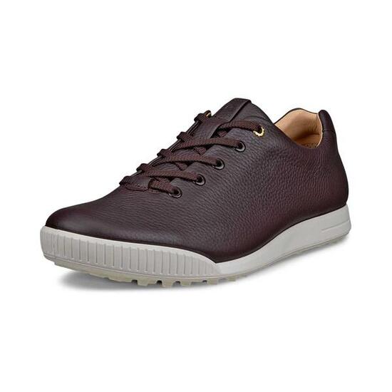 ECCO Men Street Retro Scarpe da golf da uomo marroni