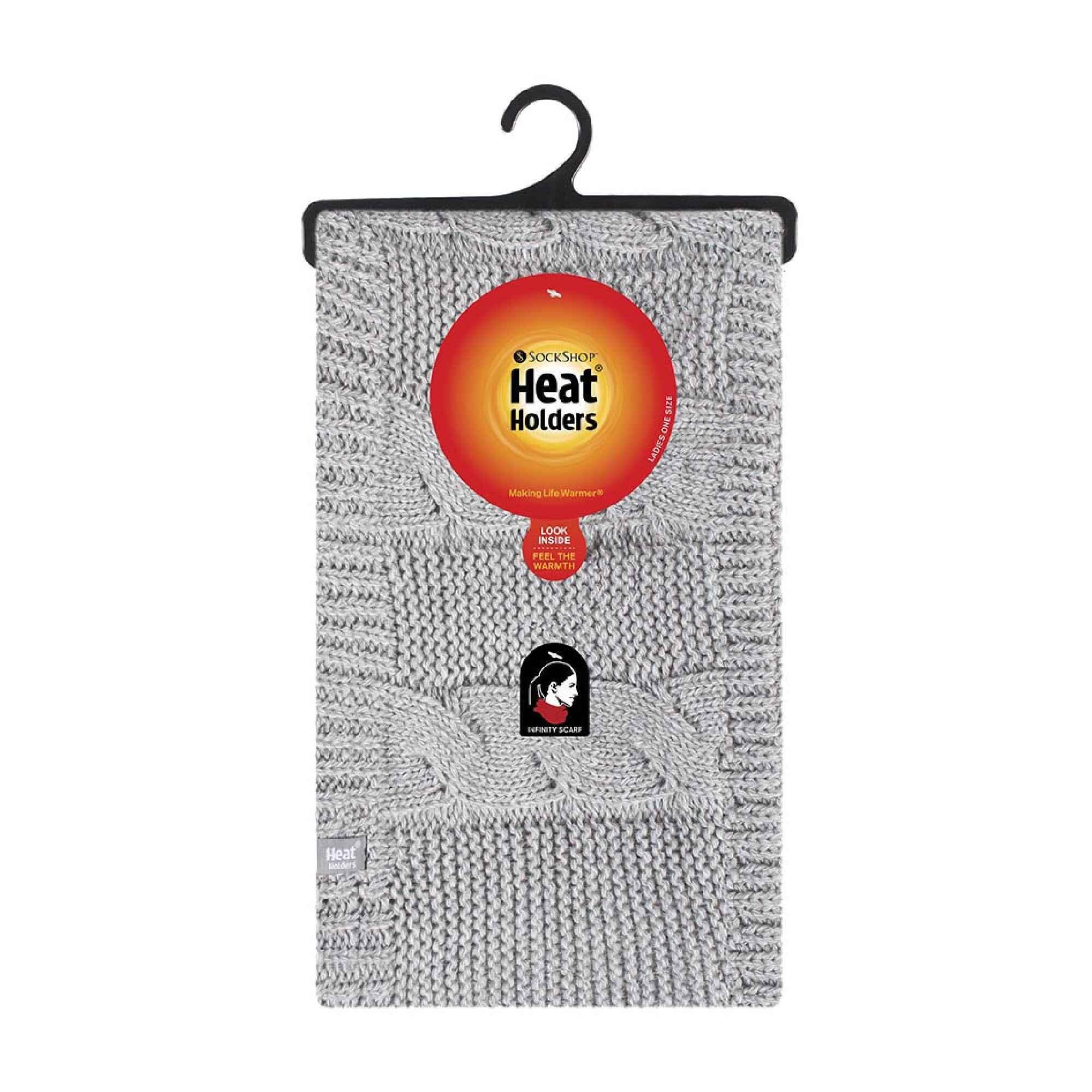 Heat Holders - Scaldacollo Termico Donna con Cerniera e Maglia a Trecce 2/5