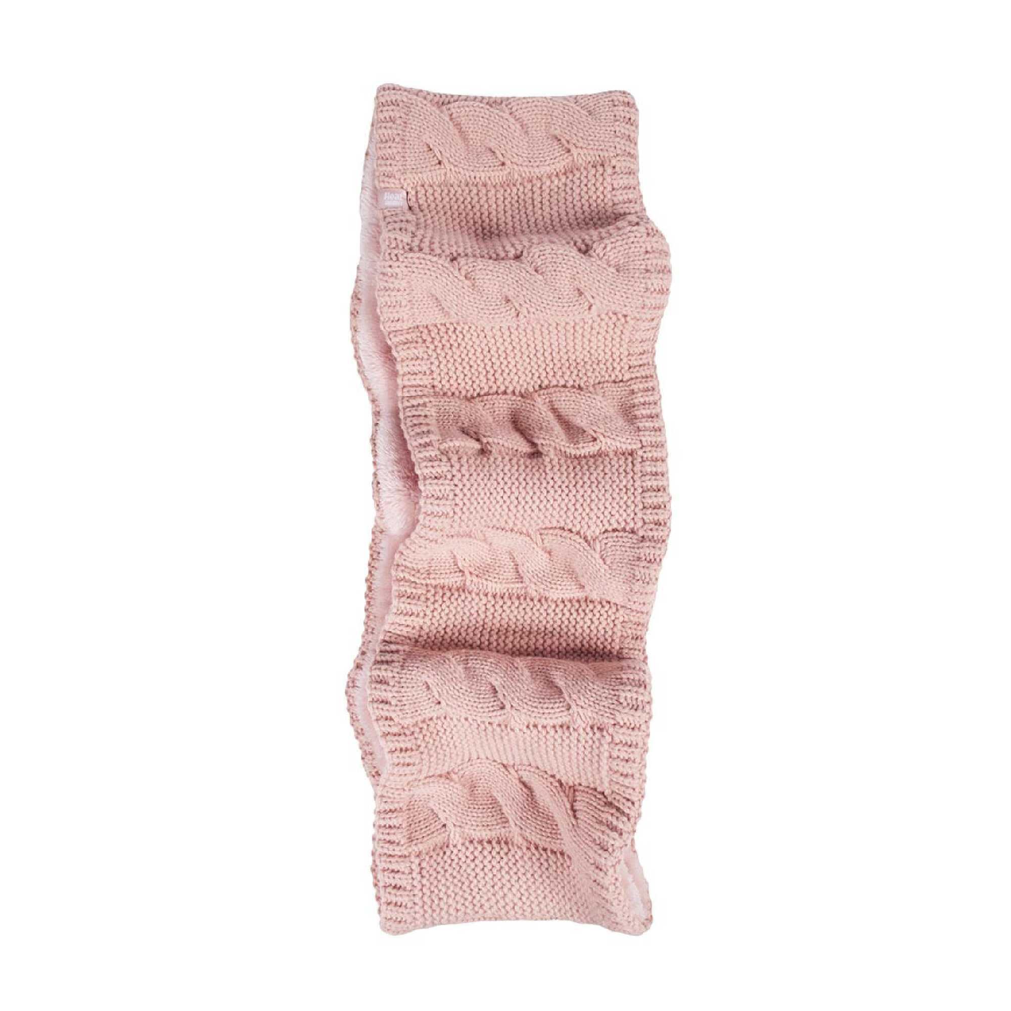 HEAT HOLDERS Heat Holders - Scaldacollo Termico Donna con Cerniera e Maglia a Trecce