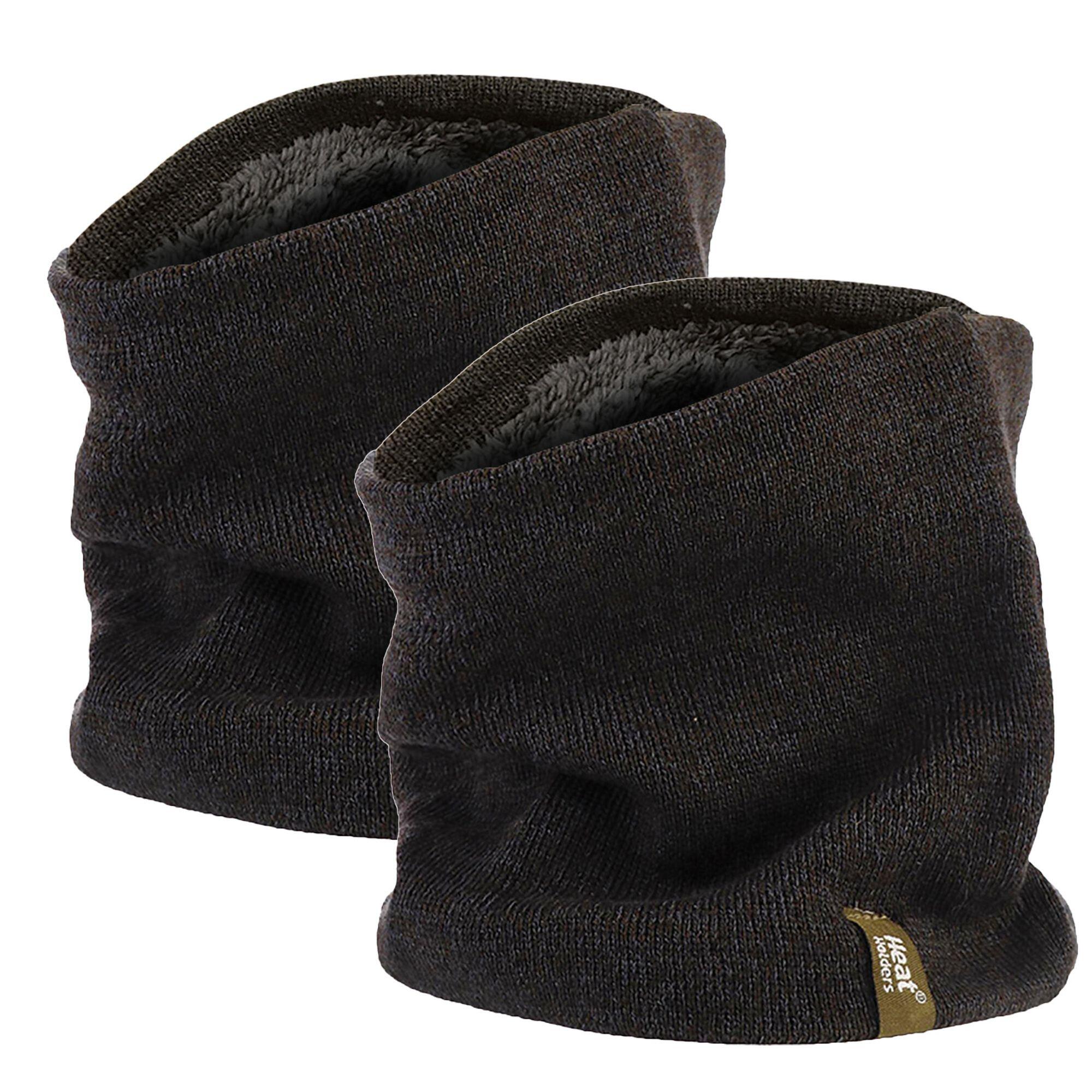 HEAT HOLDERS 2 Pack Mens Thermal Winter Neck Warmer