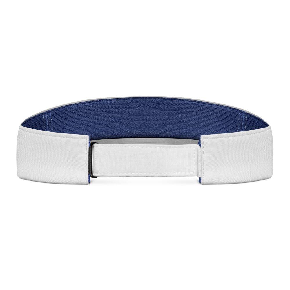 Heren en Dames Tennis zonneklep voor GameCup White Wit 2/6