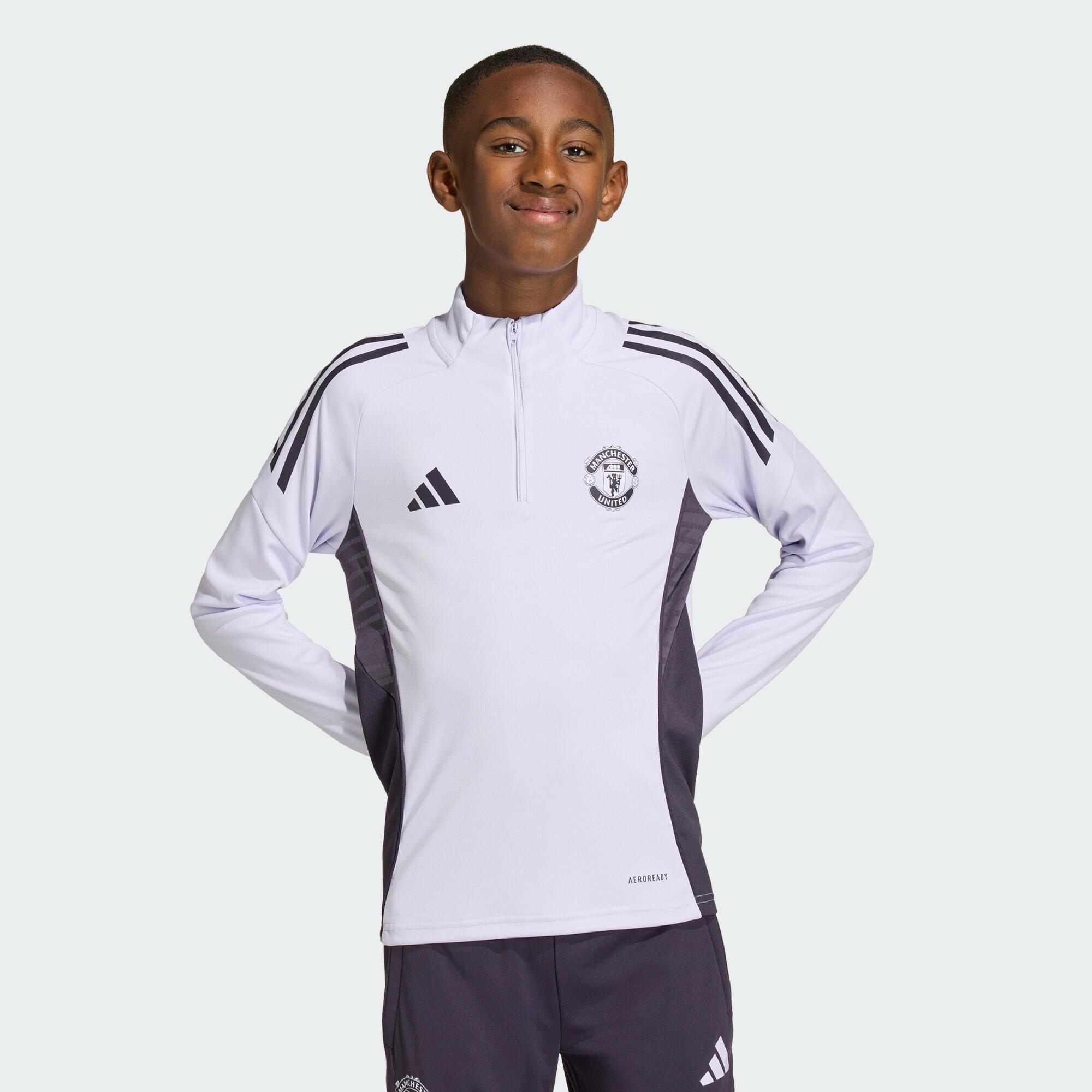 Adidas - Haut D'Entraînement Manchester United Tiro 25 Competition Enfants - Survêtement - Noir|violet -  4 À 6 Ans - Decathlon