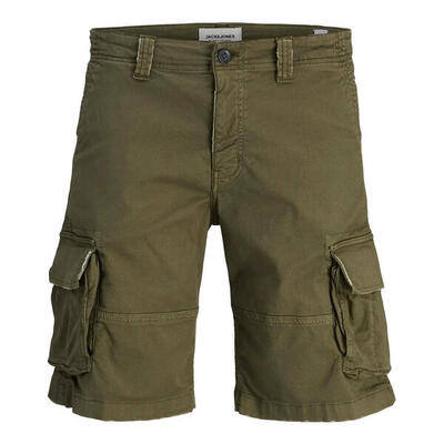 Shorts jack & jones seba cargo olijfnacht