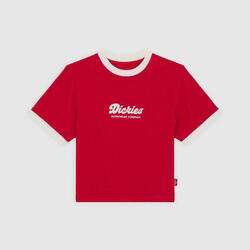 T-shirt Dickies Lewistown Ringer rouge anglais