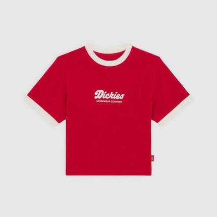 T-shirt Dickies Lewistown Ringer rouge anglais