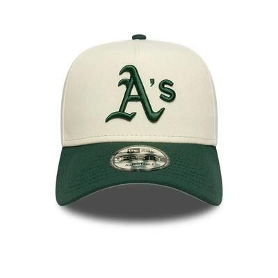 Cap new era 9forty oakland athletics a-frame crème