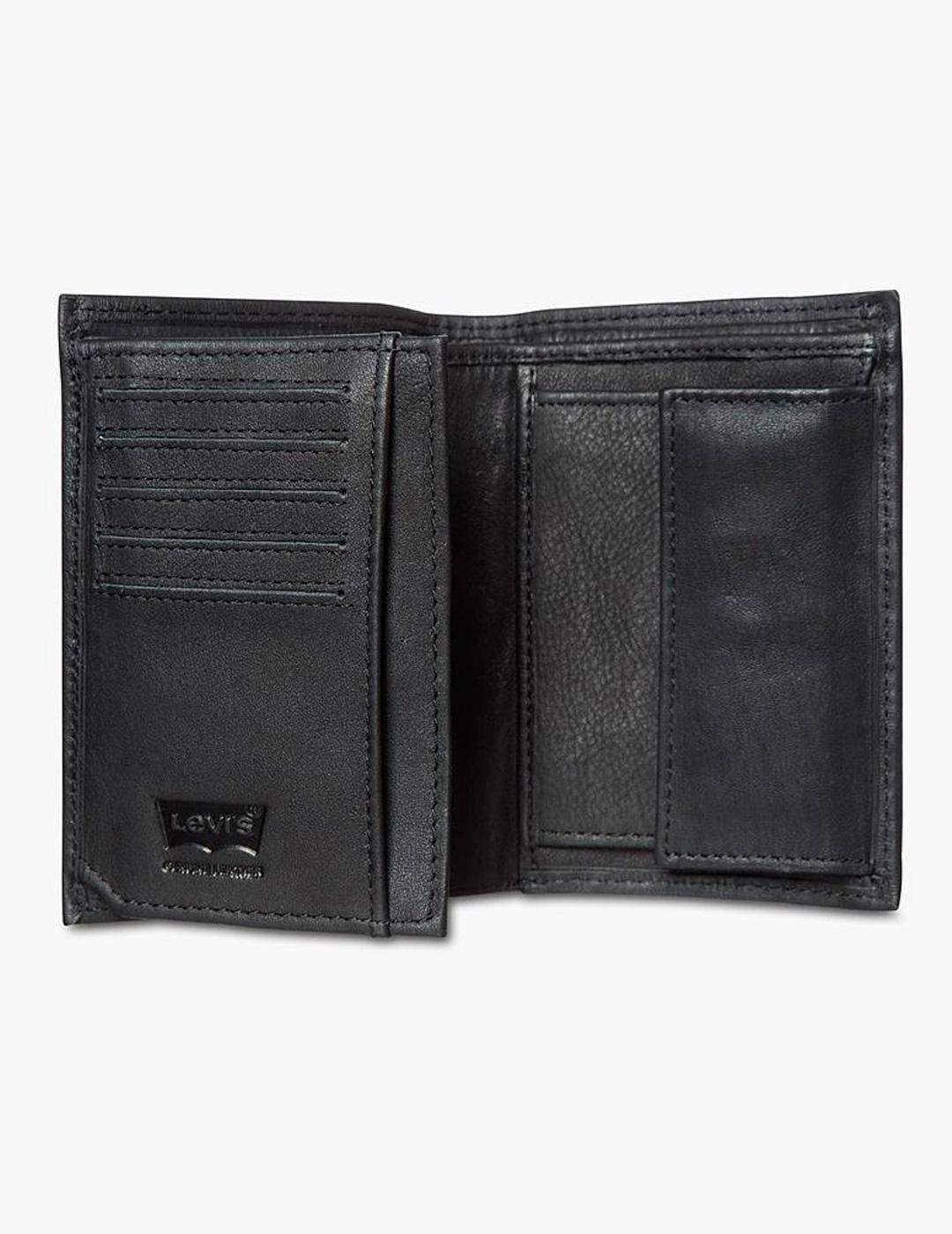 Monedero para Hombre Levi´s  Negro 3/4