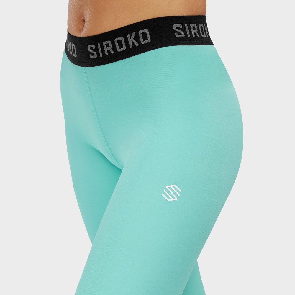 Pantalon sous-vêtement thermique femme Sports d'hiver Laax Turquoise 5/7
