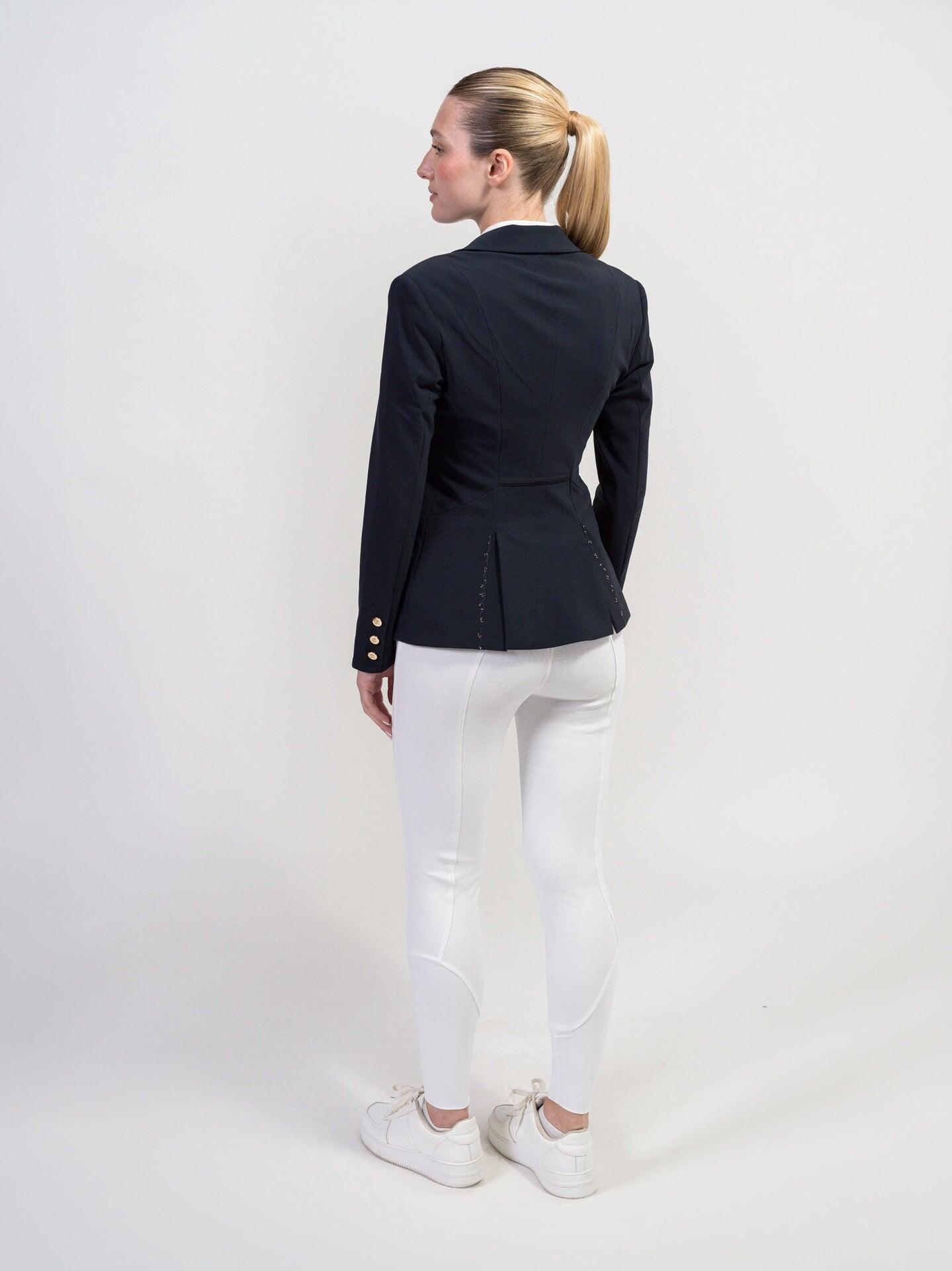 Samshield Louisa Crystal Leaf Dames Jas Blauw - Champagne 5/7
