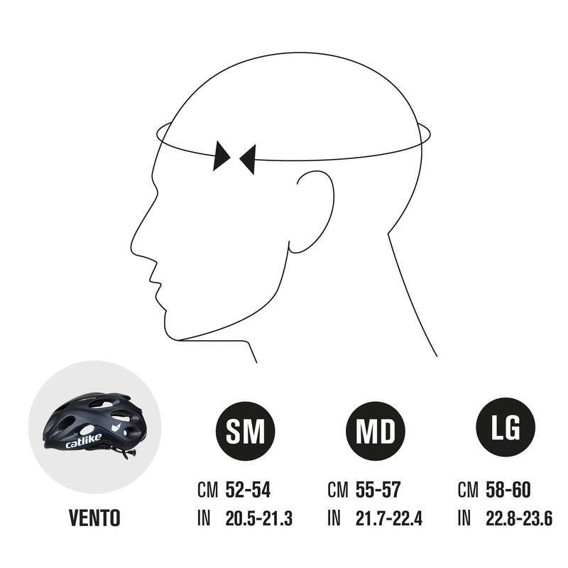 Cască de bicicletă de șosea Vento MIPS Albastru/Negru