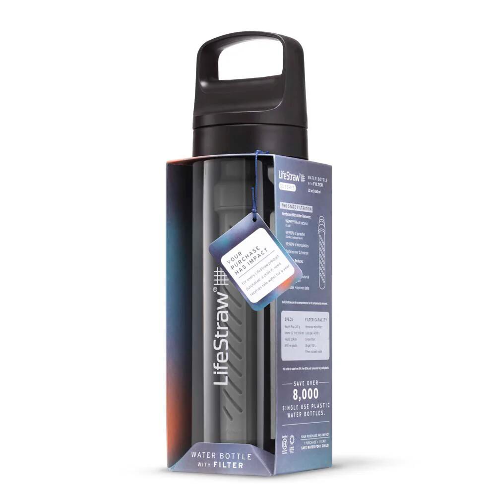 LifeStraw Go Aço Inoxidável 650 ml Nordic Noir 2/7