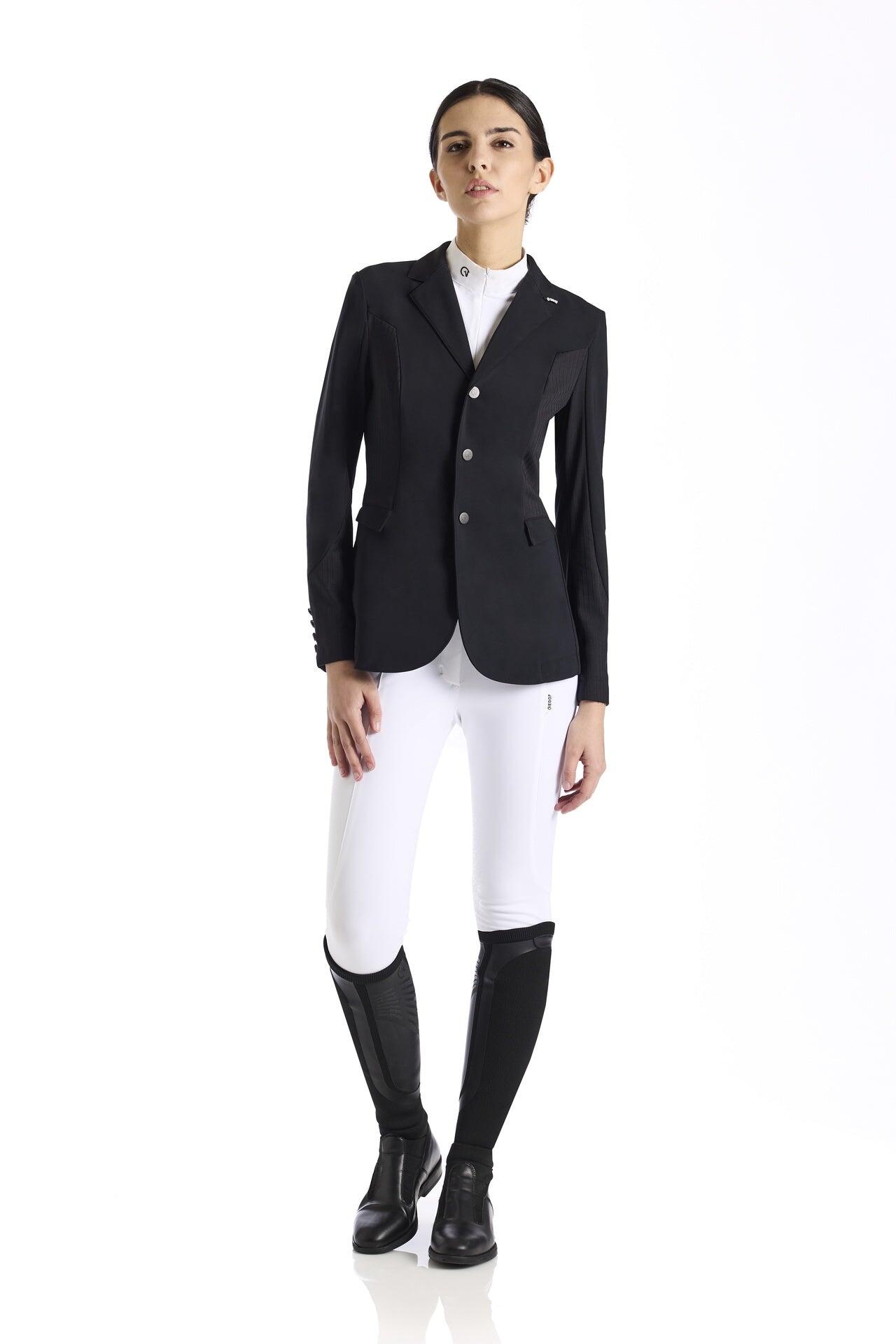 Ego7 Ribbed Wedstrijdjas Dames Ss25 Zwart - 2/4
