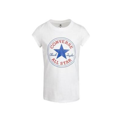 T-shirt junior converse bianco