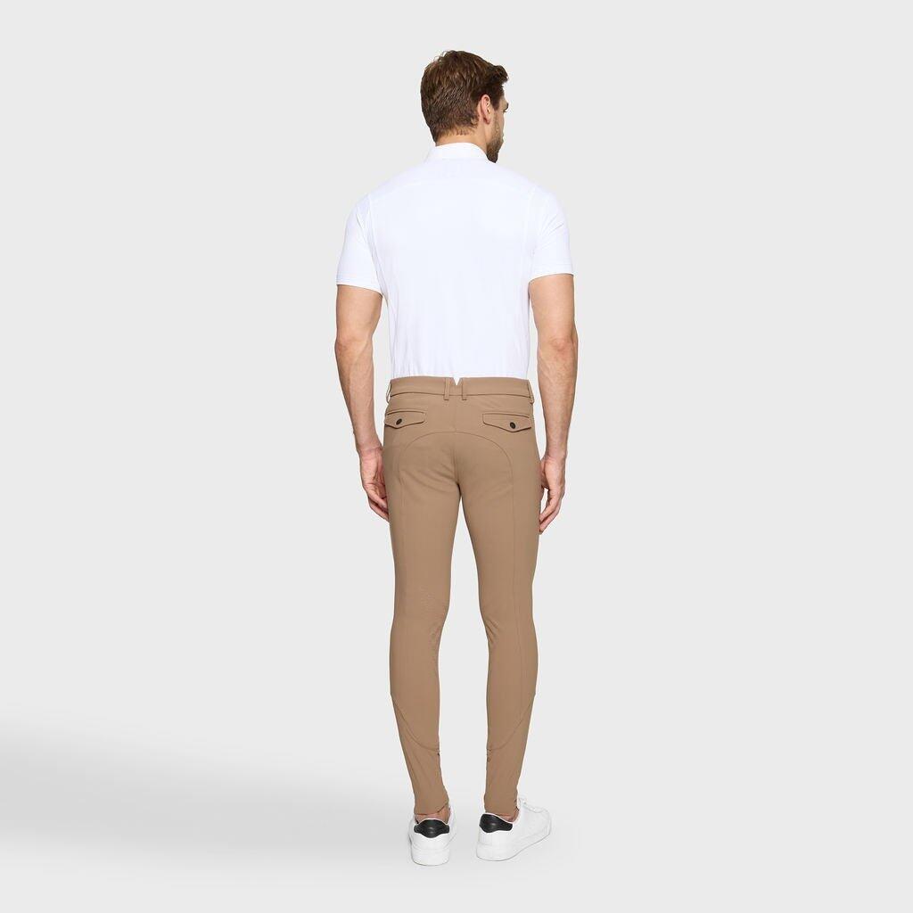 Samshield Edouard Matt Full Grip Rijbroek Heren Fw24 Beige - 2/3