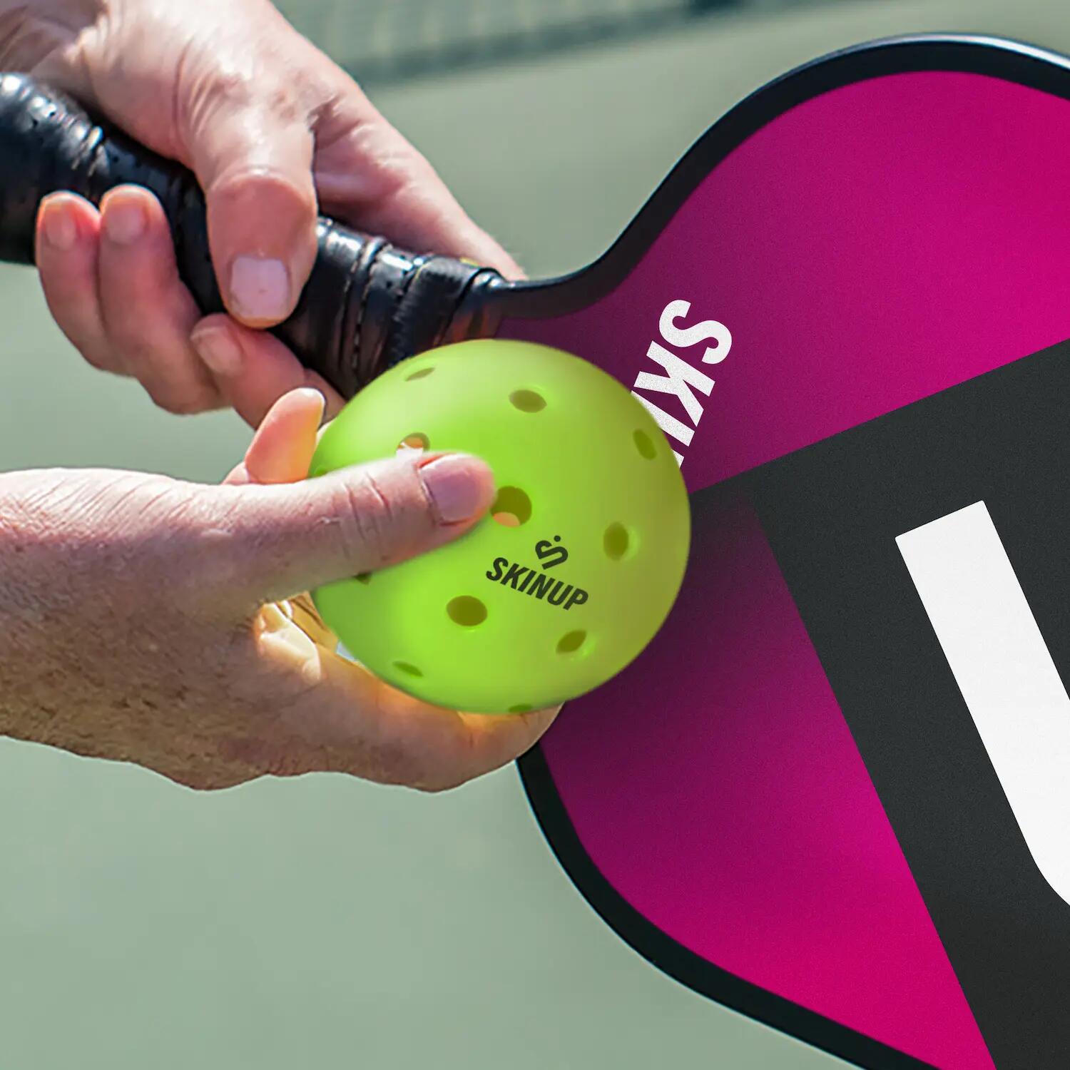 Juego de 4 pelotas de pickleball de competición - SKINUP Sport 3/3