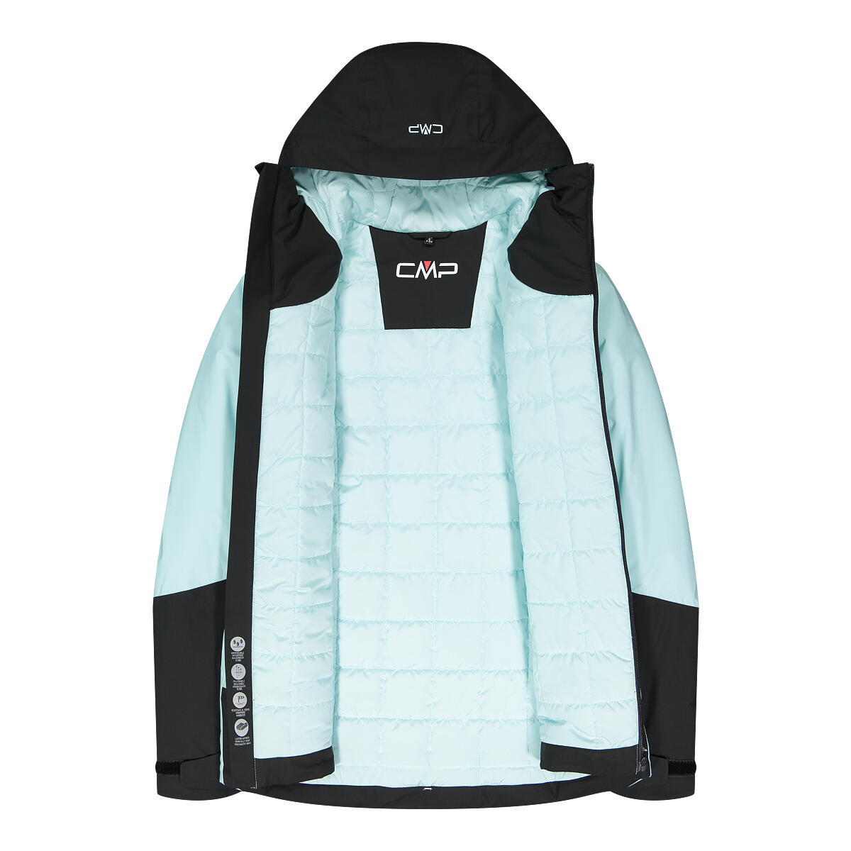 Veste de ski à capuche fixe femme CMP 3/4