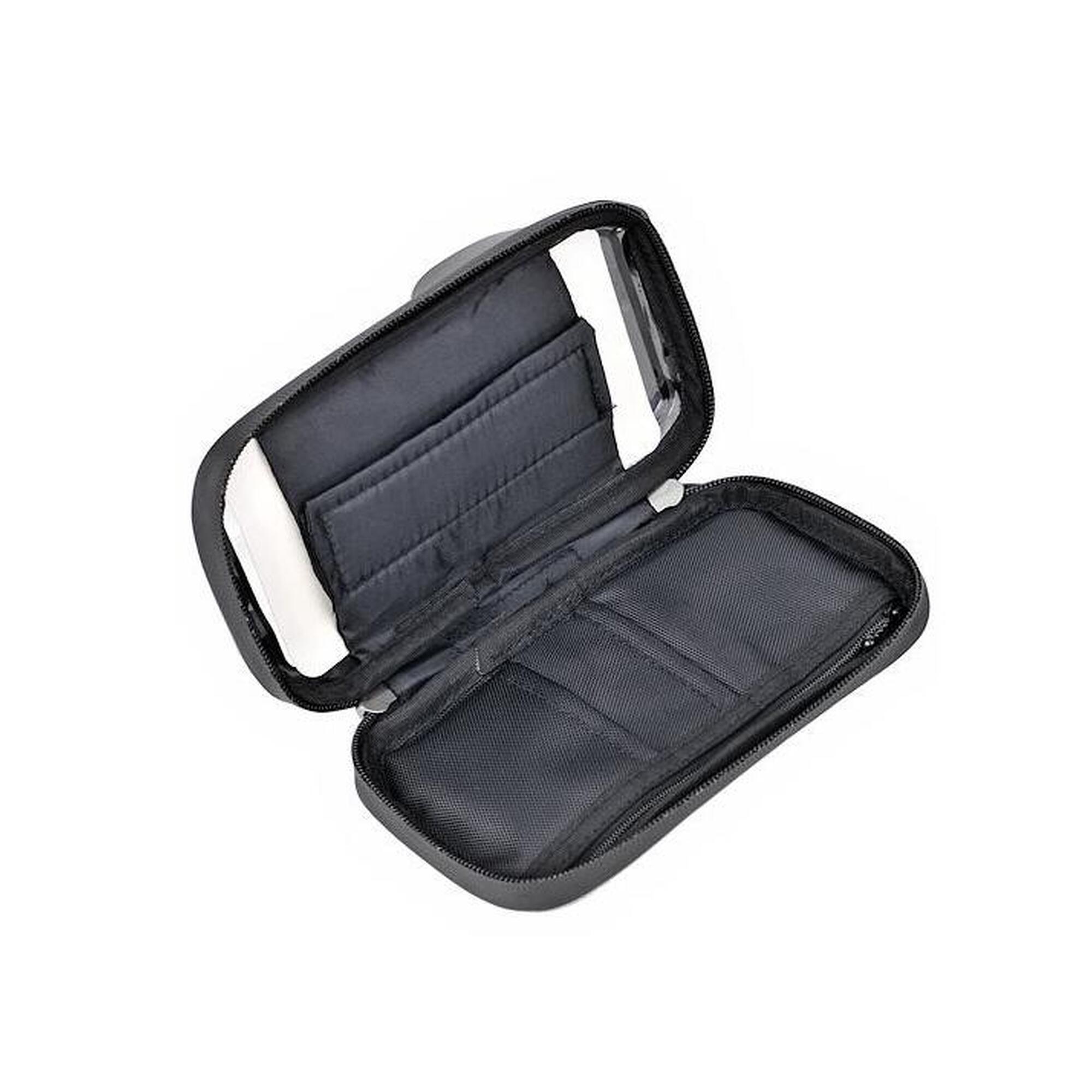 Geantă ghidon bicicletă 0,2 litri cu suport telefon mobil 6,4"