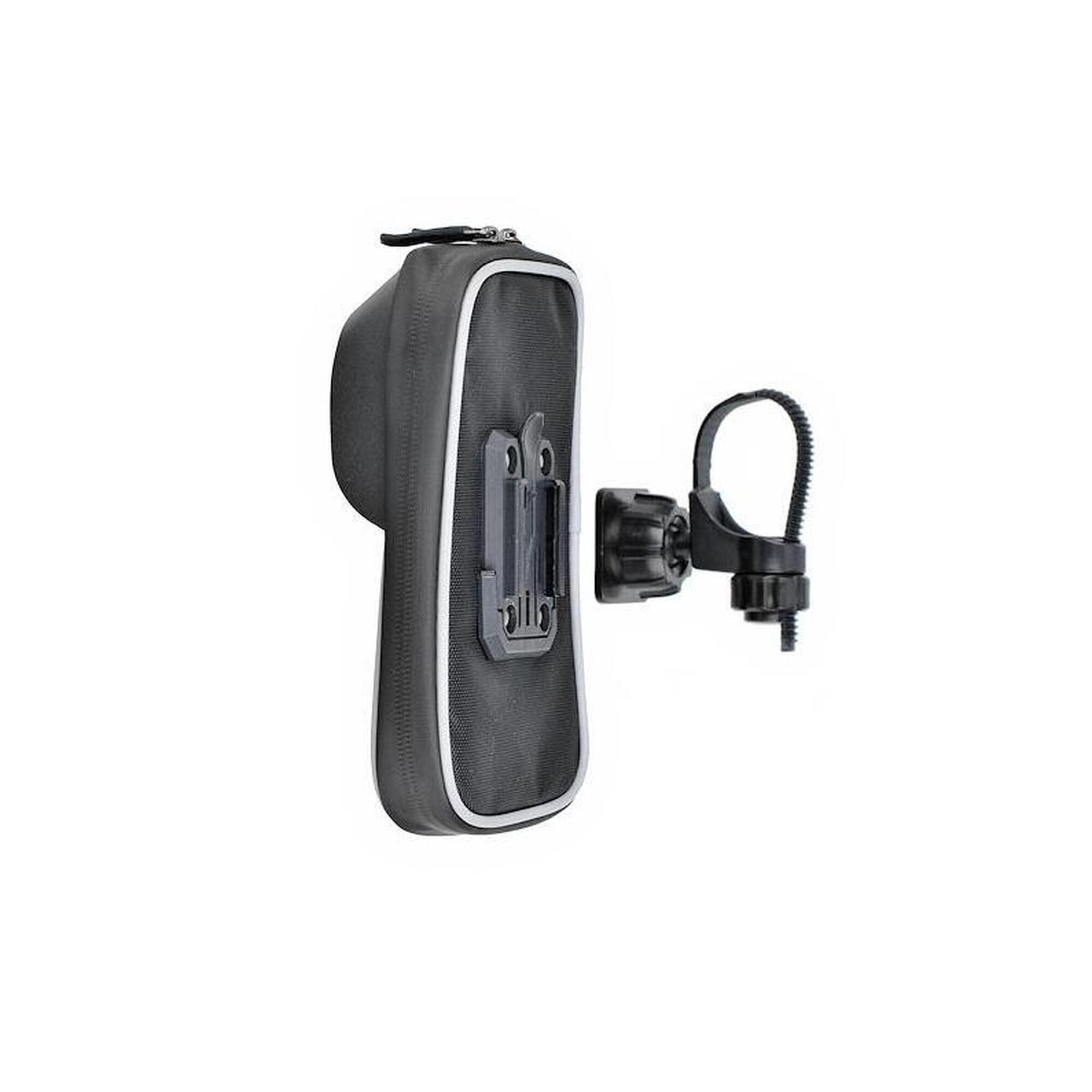 Geantă ghidon bicicletă 0,2 litri cu suport telefon mobil 6,4"