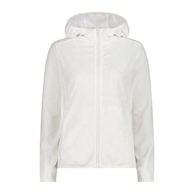 Dames skijas met rits en capuchon cmp