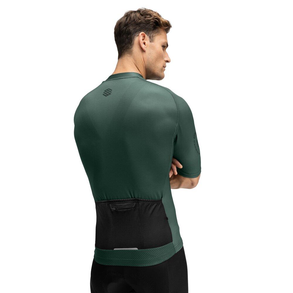 Camisola de ciclismo manga curta homem M2 Dirty Road Verde Tropa 2/7