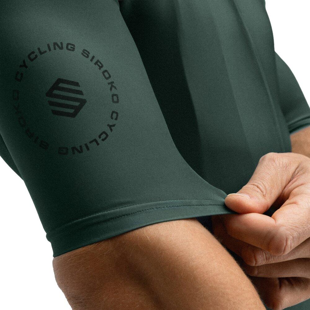Camisola de ciclismo manga curta homem M2 Dirty Road Verde Tropa 4/7