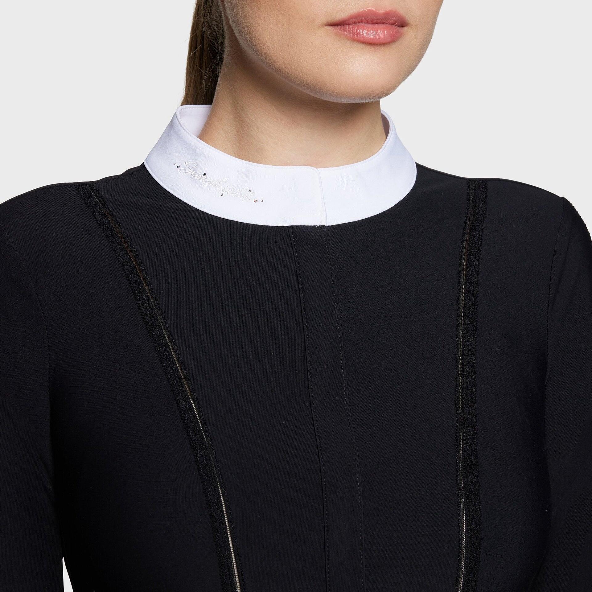 Samshield Carolace Wedstrijdshirt Lange Mouwen Dames Ss25 Zwart - 3/3