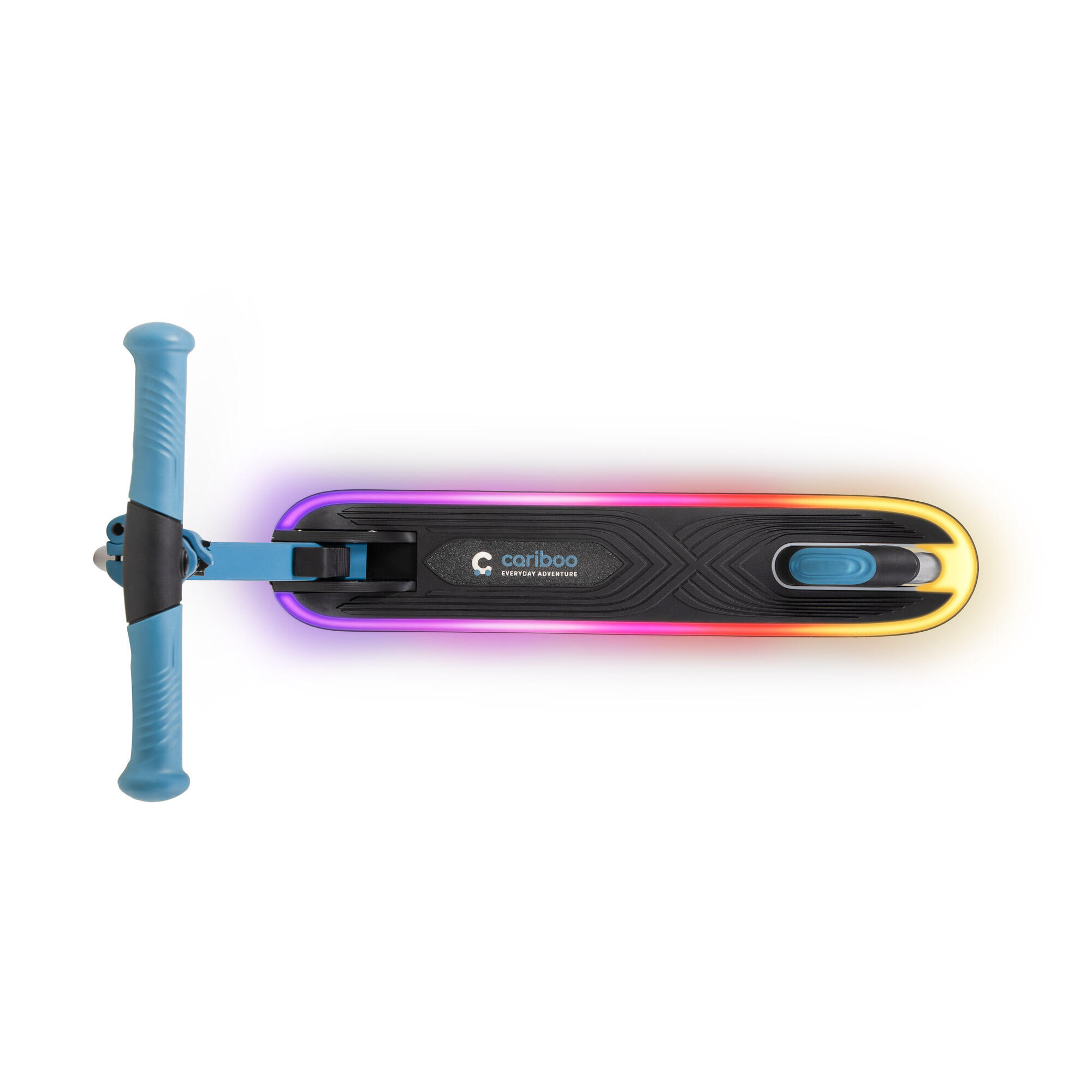 Tweewielige step met lichtgevend LED-platform Cariboo LEDStar 5/6