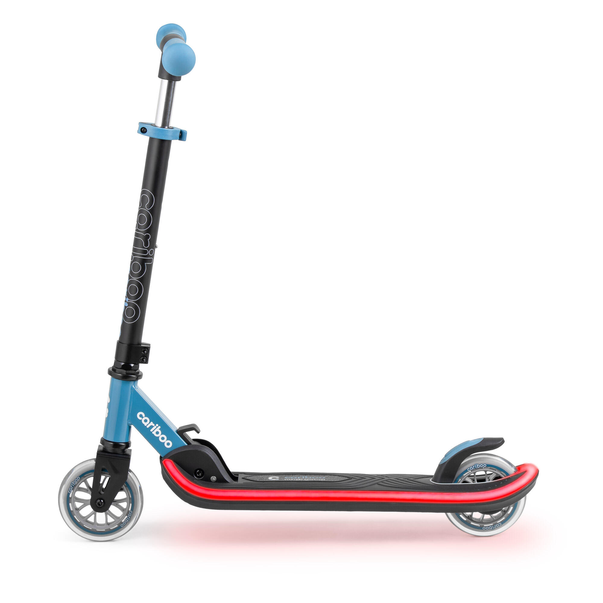 Tweewielige step met lichtgevend LED-platform Cariboo LEDStar 4/6