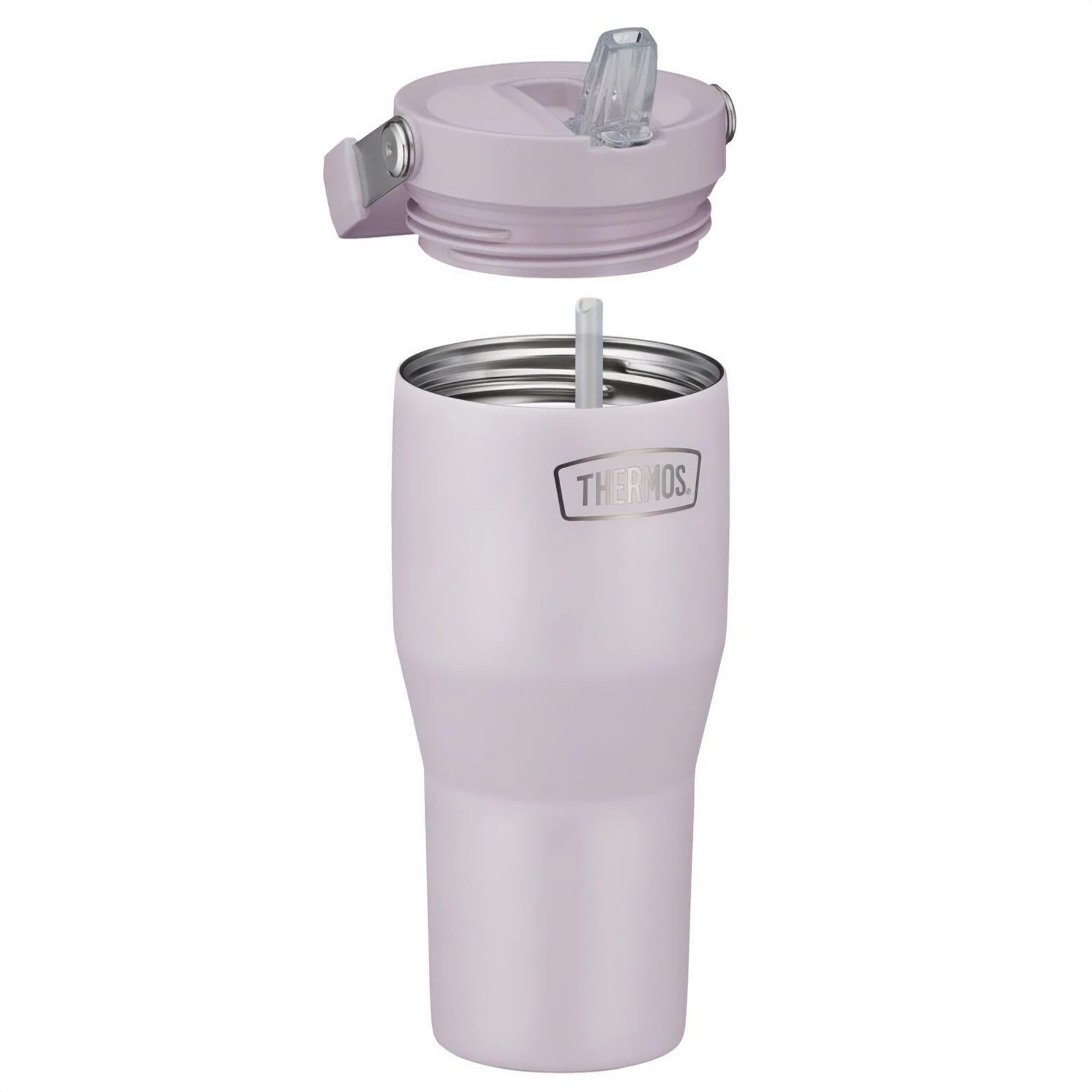 Gobelet Refreshing Gobelet isolant Bouteille à boire Poignée Paille 0,85 L 5/5