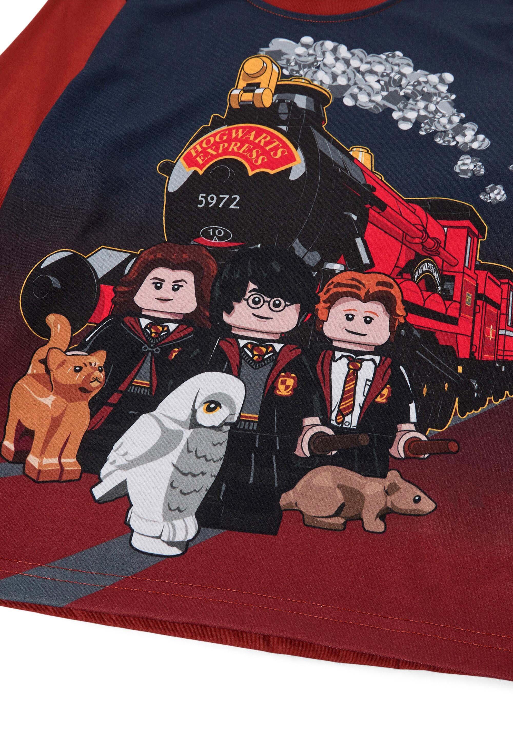 Koszulka Dziecięca z Długim Rękawem LEGO Harry Potter Tano 706 Czerwona 3/4