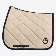 Cavalleria Toscana Diamond Quilted Jersey Dressage Zadeldek Wit - 2/6