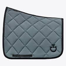 Cavalleria Toscana Diamond Quilted Jersey Dressage Zadeldek Wit - 4/6