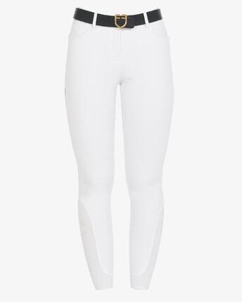 Pantalon femme été slim fit en tissu technique bielastique